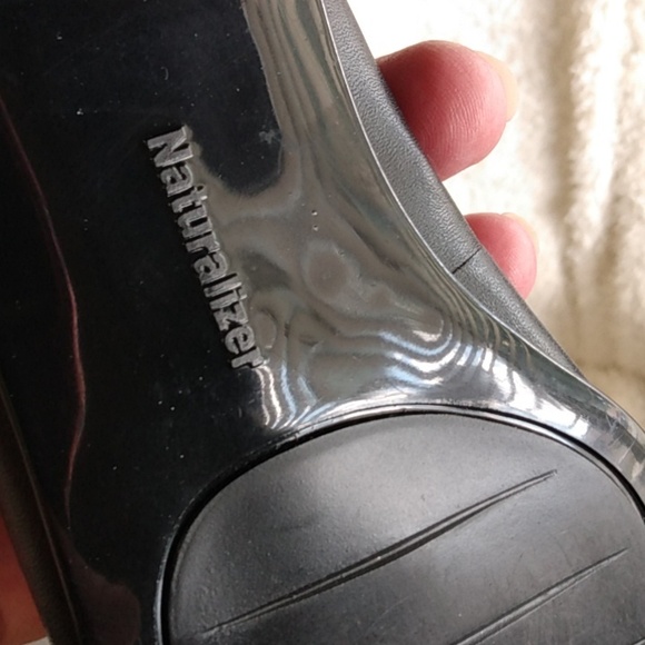 Naturalizer Leather Flats – Black‎ – Studded, Square Toe – Women 7 - Picture 3 of 11